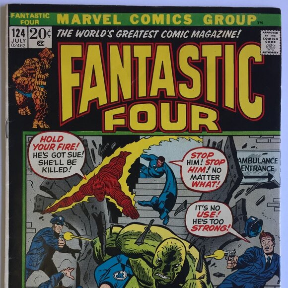 Marvel Other - Fantastic Four #124 (Jul 1972, Marvel)